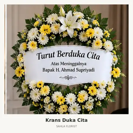 Krans Bunga Duka Medan Marelan